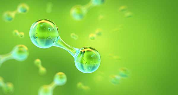 Green Hydrogen Molecules Photo