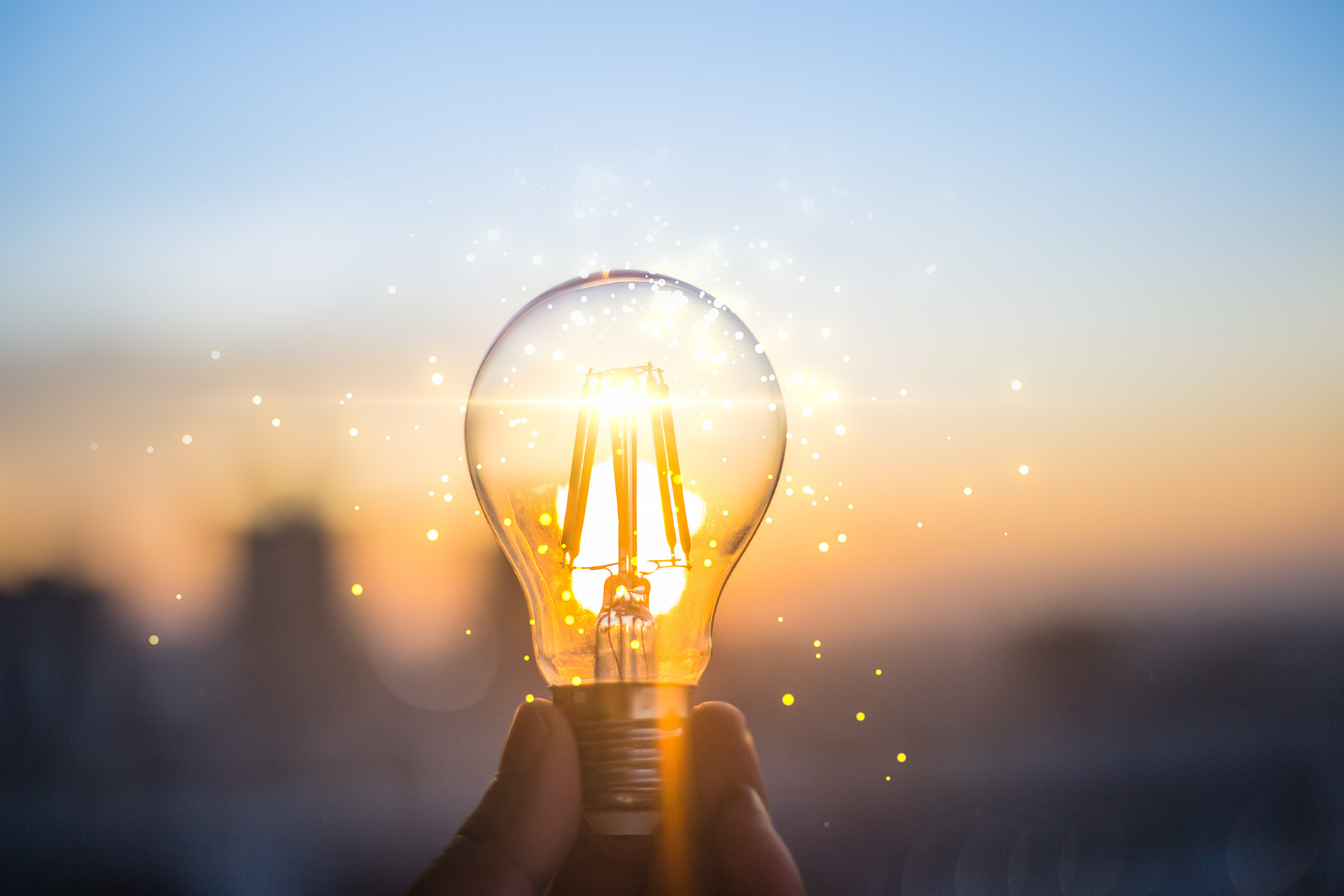 Direct Energy From Lightbulb Photo