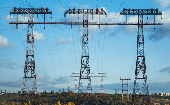 Texas Power Grid Powerlines Outside