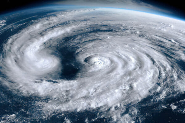 Texas Hurricane Storm Cloud Swirl