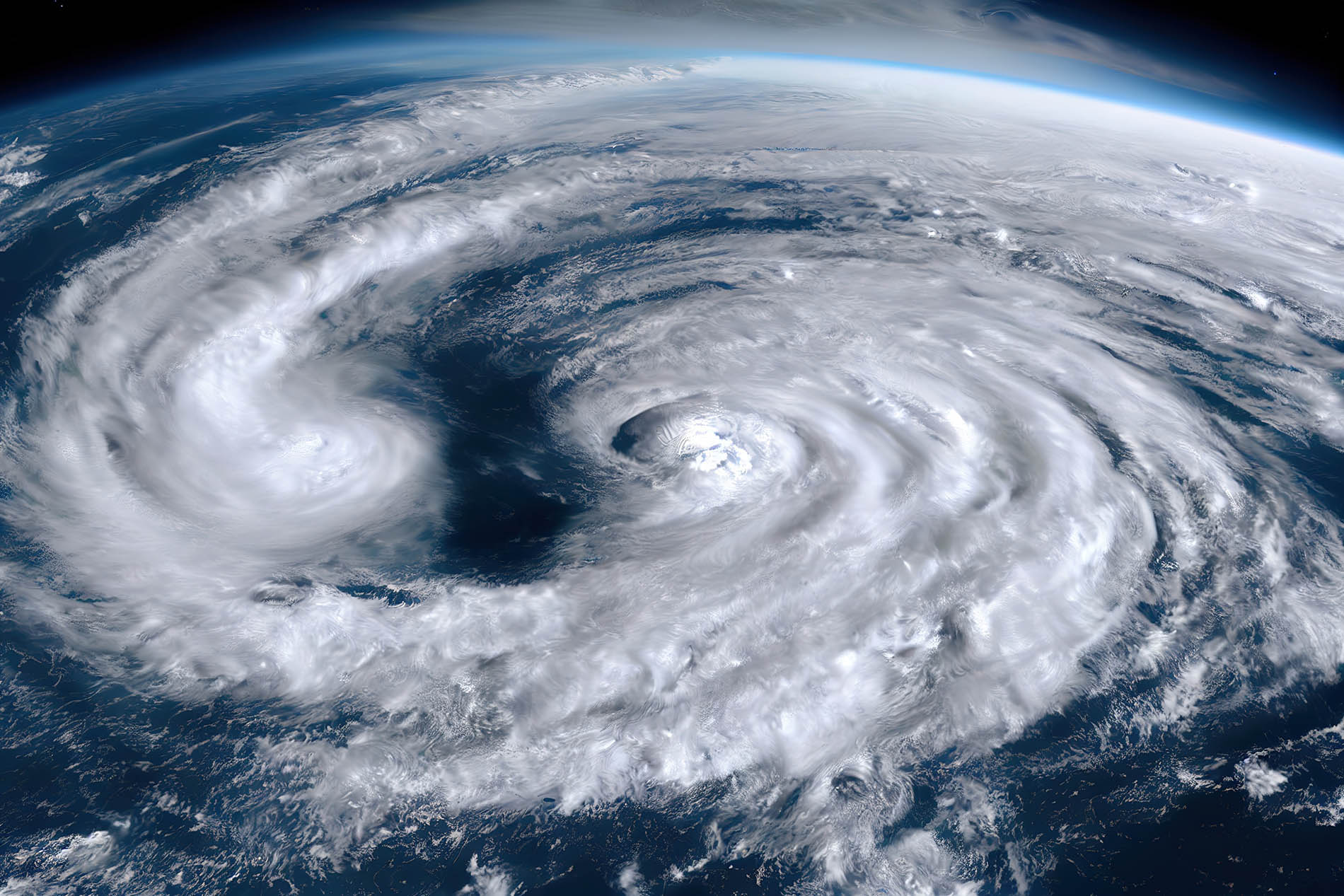Texas Hurricane Storm Cloud Swirl