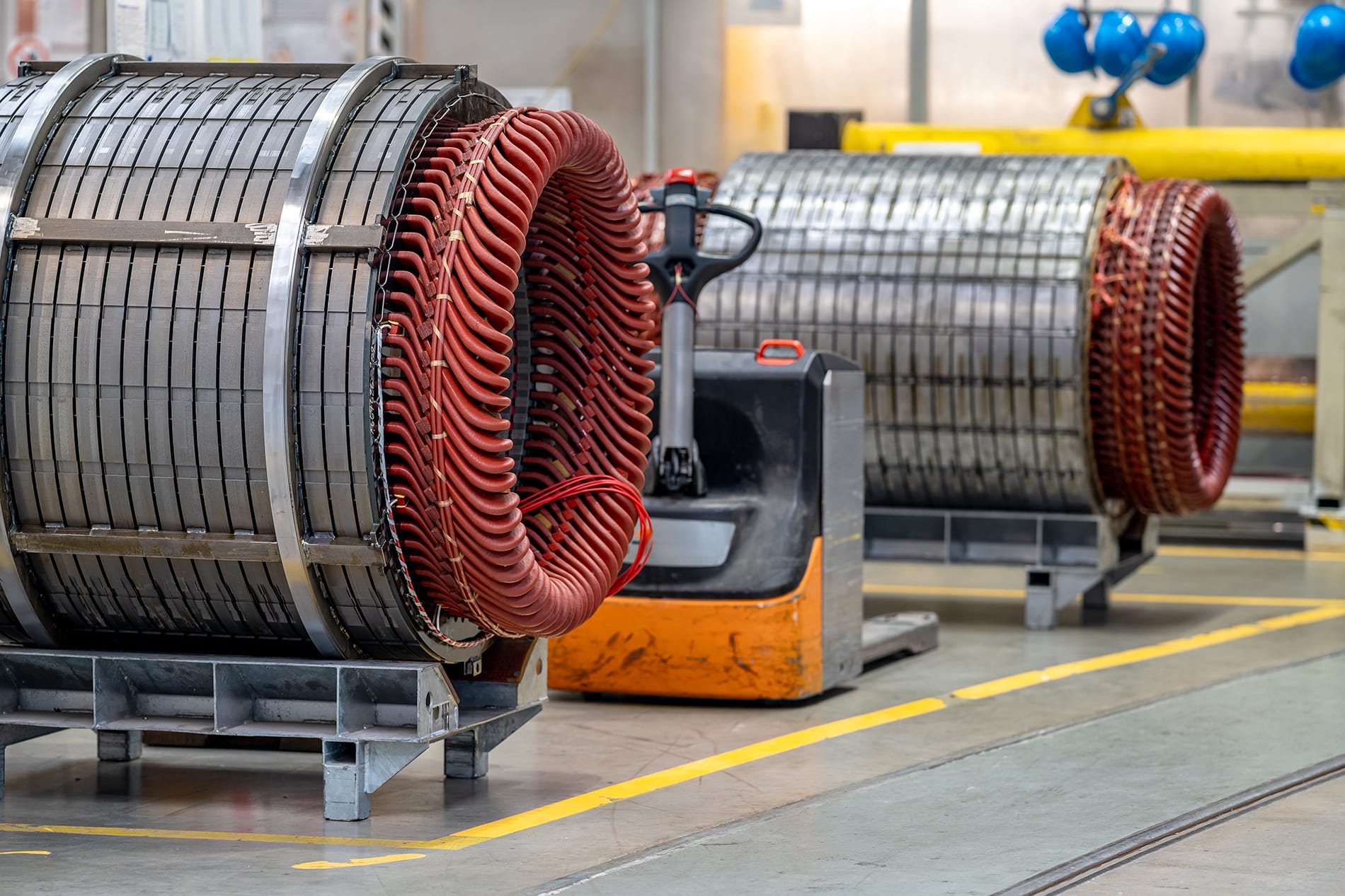 Hans Christian Oersted Image of Generators in Warehouse